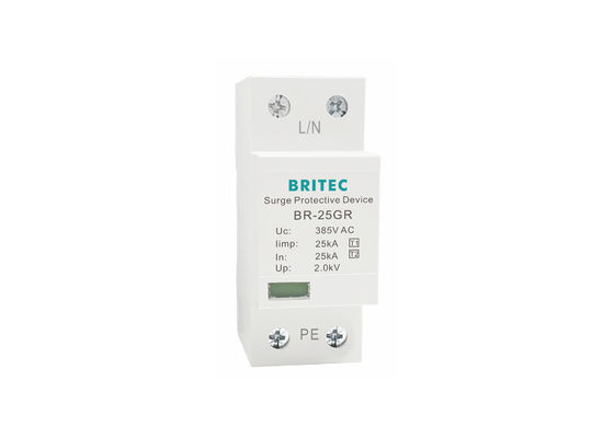 25kA 385V Overschrijdingsbeschermingsinrichting SPD met Din Rail-montage voor stroomvoorzieningssystemen
