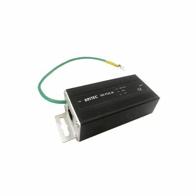BR-POE-M 48V RJ45 Overspanningsbescherming Ethernet-overspanningsbeschermer POE Power Over Ethernet-gegevensoverspanningsbeschermer POE Gigabit 1000mbps Rj45 Ethernet Buitenoverspanningsbeschermer Industrial Network Outlet Metal
