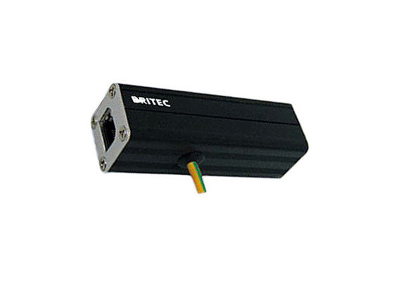 RJ45-overspanningsbeschermer met gasontladingsbuis voor Ethernet-datanetwerken met IP20-bescherming en bandbreedte van 30 Mbps
