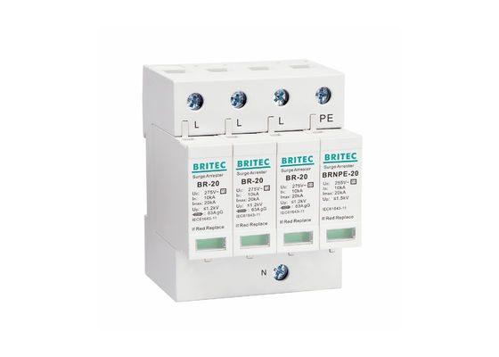 275V AC Elektro de Bliksem Beschermend Apparaat van de Schommelingsbeschermer 20kA