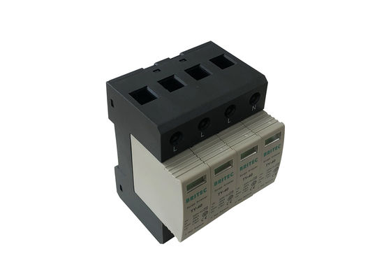 AC 4P Surge Suppressor 40KA Surge Protection House Bliksembeschermingsarrest