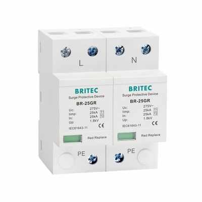 Het Huishouden van de de Schommelingsbeschermer van br-25GR 25KA 2P Rem150v/275V/320V