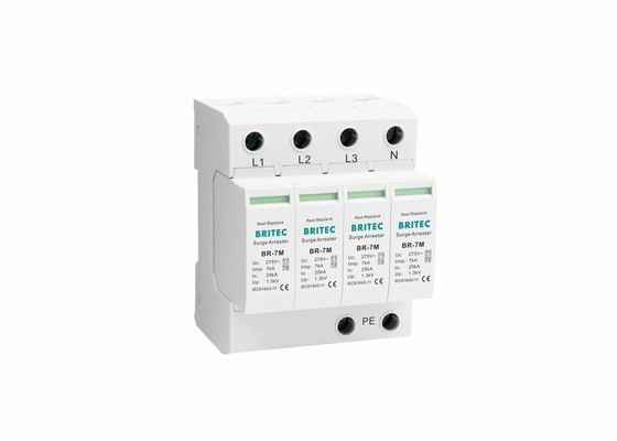 7ka T1+T2 Overspanningsbeschermingsinrichting Blikkenarrestator 4P Overspanningsbeschermingsinrichting