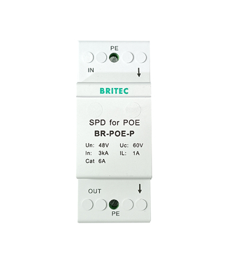 BR-POE-P Overspanningsbeschermer telecommunicatieapparatuur POE-netwerk rj45 overspanningsbescherming