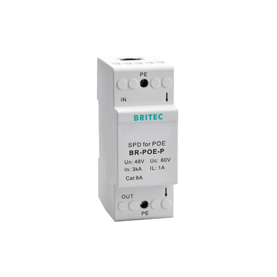 BR-POE-P Signal Surge Arrester Surge Arrester Datanetwerk rj45 Surge Protection