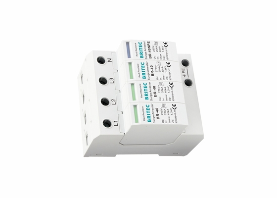 40kA Plug-in MOV SPD Type 2 Overspanningsbescherming Visuele status weergave