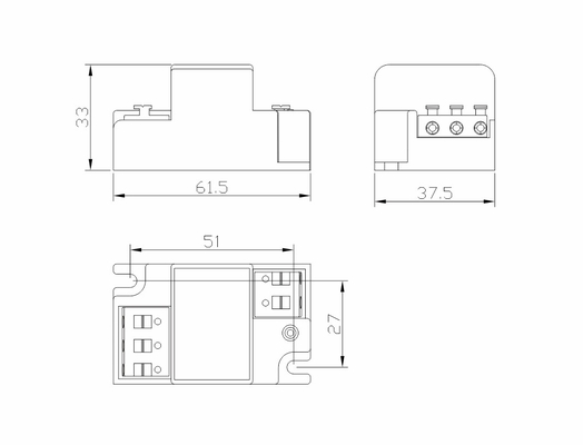 SPD06A-20 Stroomoverstromingsbeschermers voor LED 20kv 10kv T3 geleid straatlicht stroomoverstromingsbeschermer