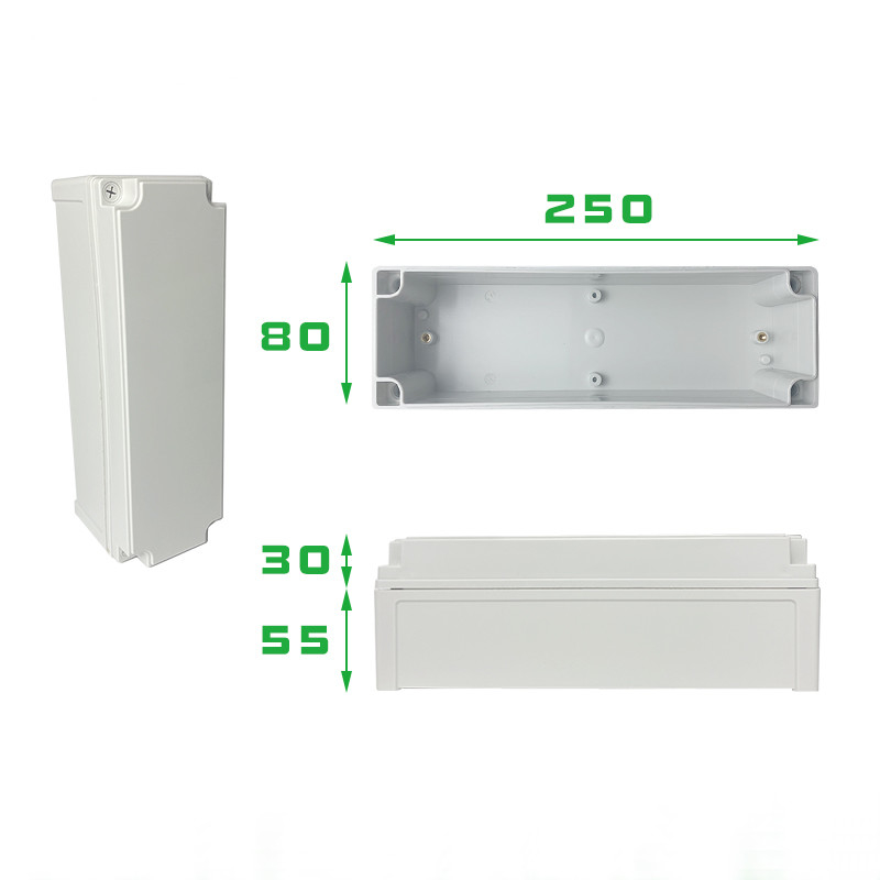 TY-8025085 Buiten elektrische aansluitdozen ABS Plastic Project IP66 Junction Behuizing schakelaar