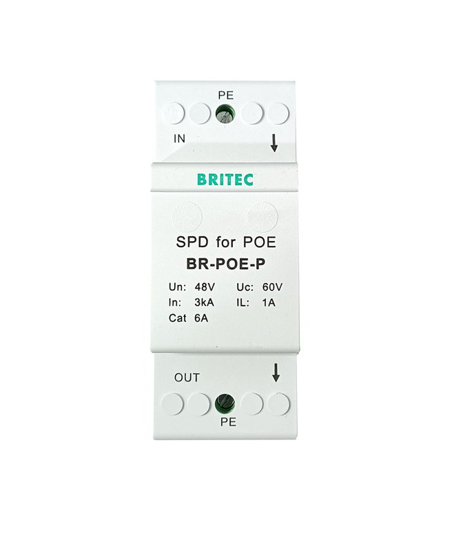 BR-POE-P Overspanningsbeschermer telecommunicatieapparatuur POE-netwerk rj45 overspanningsbescherming