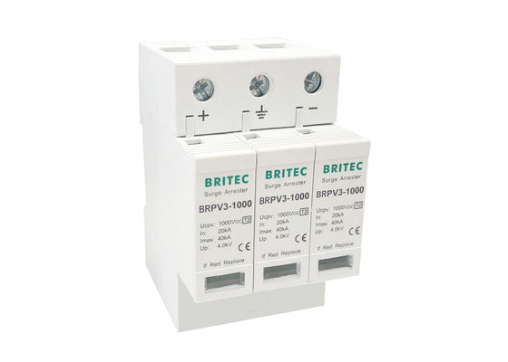 Van de de Beschermingsgelijkstroom Schommeling van de energiebliksem SPD van het de Beschermingsapparaat voor Photovoltaic Systeem