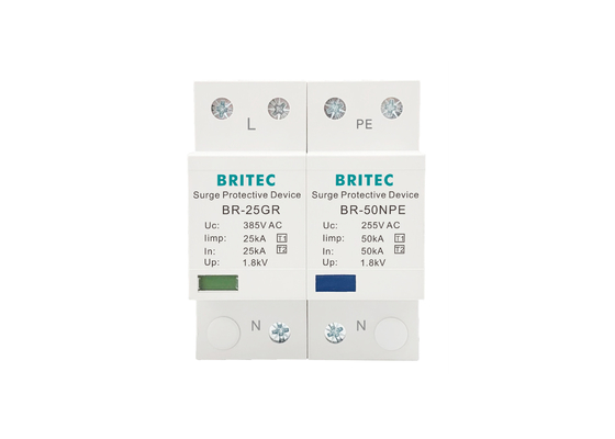 Van het de Enige Fasetype 1 van Ka 25 van de de Schommelingsbescherming Apparaat 1+1 Klasse I voor TT tn-s