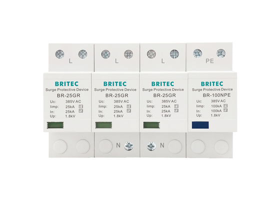 Blikbeschermer Type 1 Overspanningsbeschermingsinrichting Overspanningsarrest