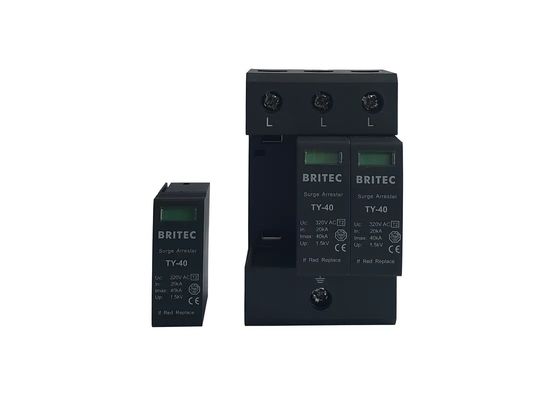 TY-40 1P Overspanningsbeschermingsapparaat Bliksem Spd 275v Bliksemoverspanningsbeschermer