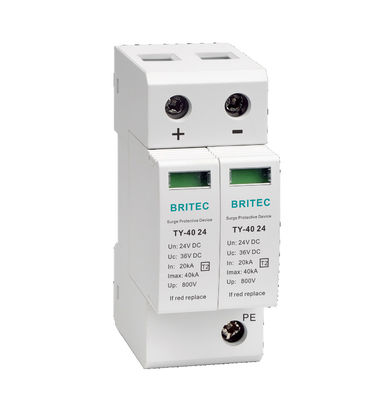 TY-40 220 DC SPD-overspanningsbeschermingsapparaat Type 2 zonne-overspanningsbeveiliging DC 220V