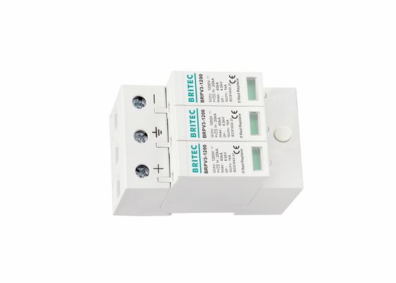 Snelle reactie 1200V 40ka TVSS zonne-licht arrester DC Power Surge Protector