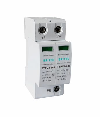 TYPV3 1000 Type 2 PV-overspanningsbeveiliging Dc-overspanningsbeveiliging SPD-overspanningsbeveiliging