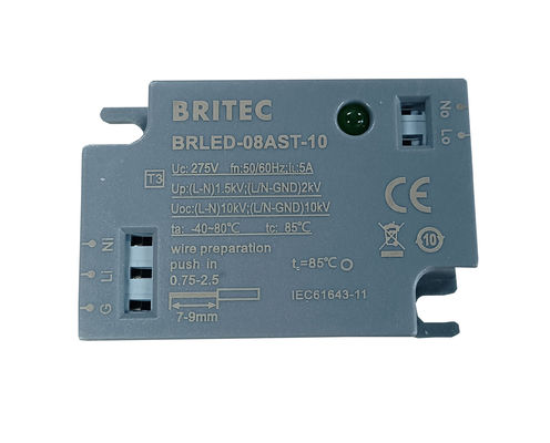 BRLED-08AST-10 Overspanningsbeveiliger Voor Verlichting 10kA LED Straatverlichting ELEKTROSTATISCHE BEVEILIGER LED VERLICHTINGS SYSTEEM LED Straatverlichting