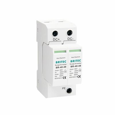 BR-40 24 Type 2 PV Overspanningsbeveiliging 36V Bescherming en 5 Jaar Garantie Zonne-energiesystemen type 2 dc spd
