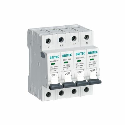 BRSCB-40 Klasse II 40KA Dedicated Backup Protector Surge Protection Device MCB speciaal ontworpen voor Surge Arrester.
