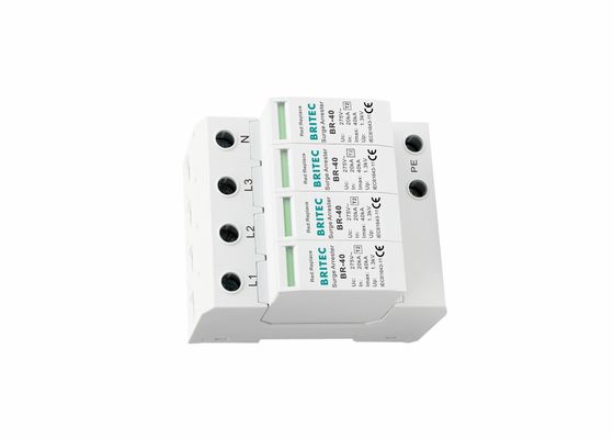 UL94-V0 35mm Din Rail 40ka Typ 2 Blikbescherming