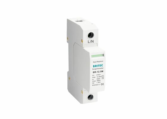 320V wit Apparaat Één Pool-Type 1 +2 AC Klasse 1+2 SPD van de Stroomstootbescherming