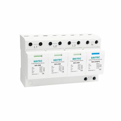 BR-25M 3+1 150V 275V 320V 440V Overspanningsbeveiliging Type 1 overspanningsbeveiliging SPD Leverancier driefasige stroom overspanningsbeveiliging Überspannungsableiter