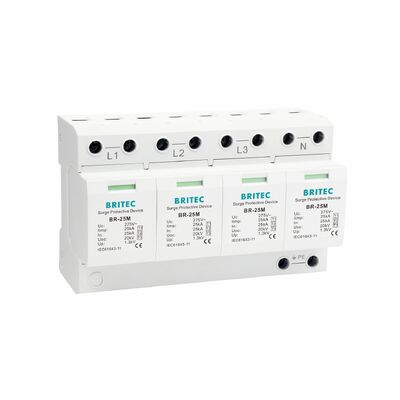 BR-25M 3+1 150V 275V 320V 440V Overspanningsbeveiliging Type 1 overspanningsbeveiliging SPD Leverancier driefasige stroom overspanningsbeveiliging Überspannungsableiter