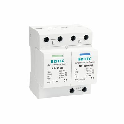 SPD-spanningsoverspanningsbeschermingsinrichting met IEC 61643-11-naleving