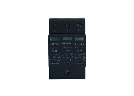 CEI 61643 Klasse II Pluggable Type van 3P - 2 SPD 40kA voor Algemene Bescherming