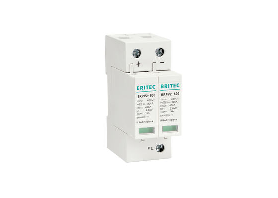 De zonnepv van de Schommelingsbeschermer Rem van de de Schommelings Rembliksem van de Bliksembescherming 600v gelijkstroom