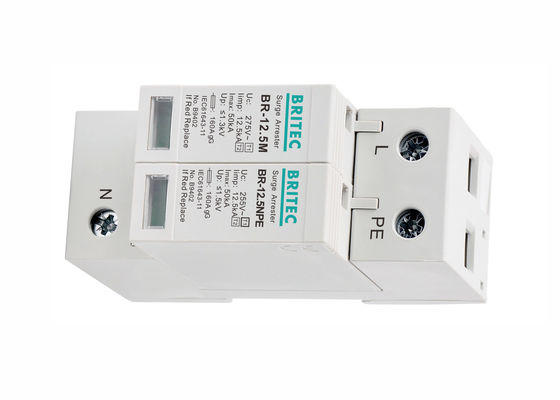 Klasse B + C Blitzschutter 12,5kA Iimp 275V AC T1 + T2 Blitzschutter SPD
