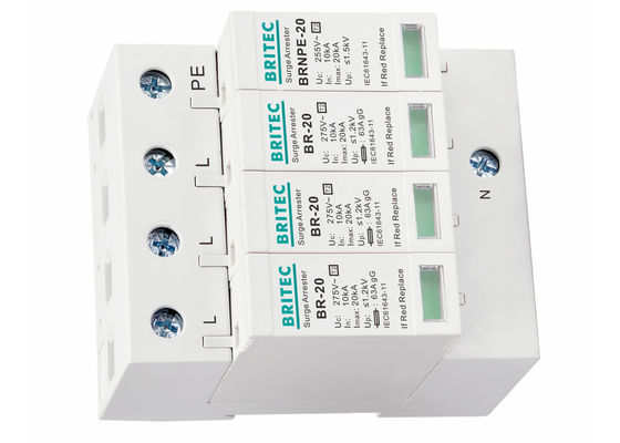 275V AC Elektro de Bliksem Beschermend Apparaat van de Schommelingsbeschermer 20kA