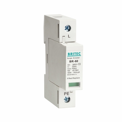 BR385-60 3P Klasse II SPD 60kA Type 2 Overspanningsbescherming