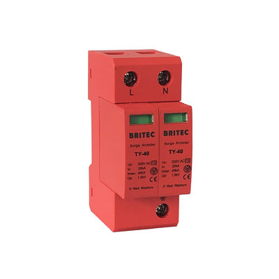 40kA enkelfasig elektrisch beschermingsapparaat tegen overspanning Ac SPD bliksemstopper donderbeschermer