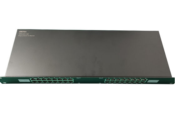 BRRJ45H-16R Signaal Telecommunicatie Overspanningsbeveiliging 1000M rack-mount ethernet overspanningsbeveiliging