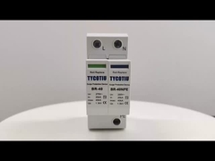 TVSS 150 V/275 V/320 V/385 V/440 V 40KA Din Rail Power bliksembeveiliging Overspanningsafleider Eenfase
